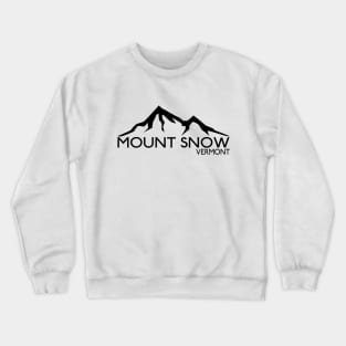 Skiing Mount Snow Vermont Ski Crewneck Sweatshirt